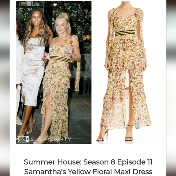 For Love and Lemons Maison Floral Maxi Dress Medium - Picture 14 of 14